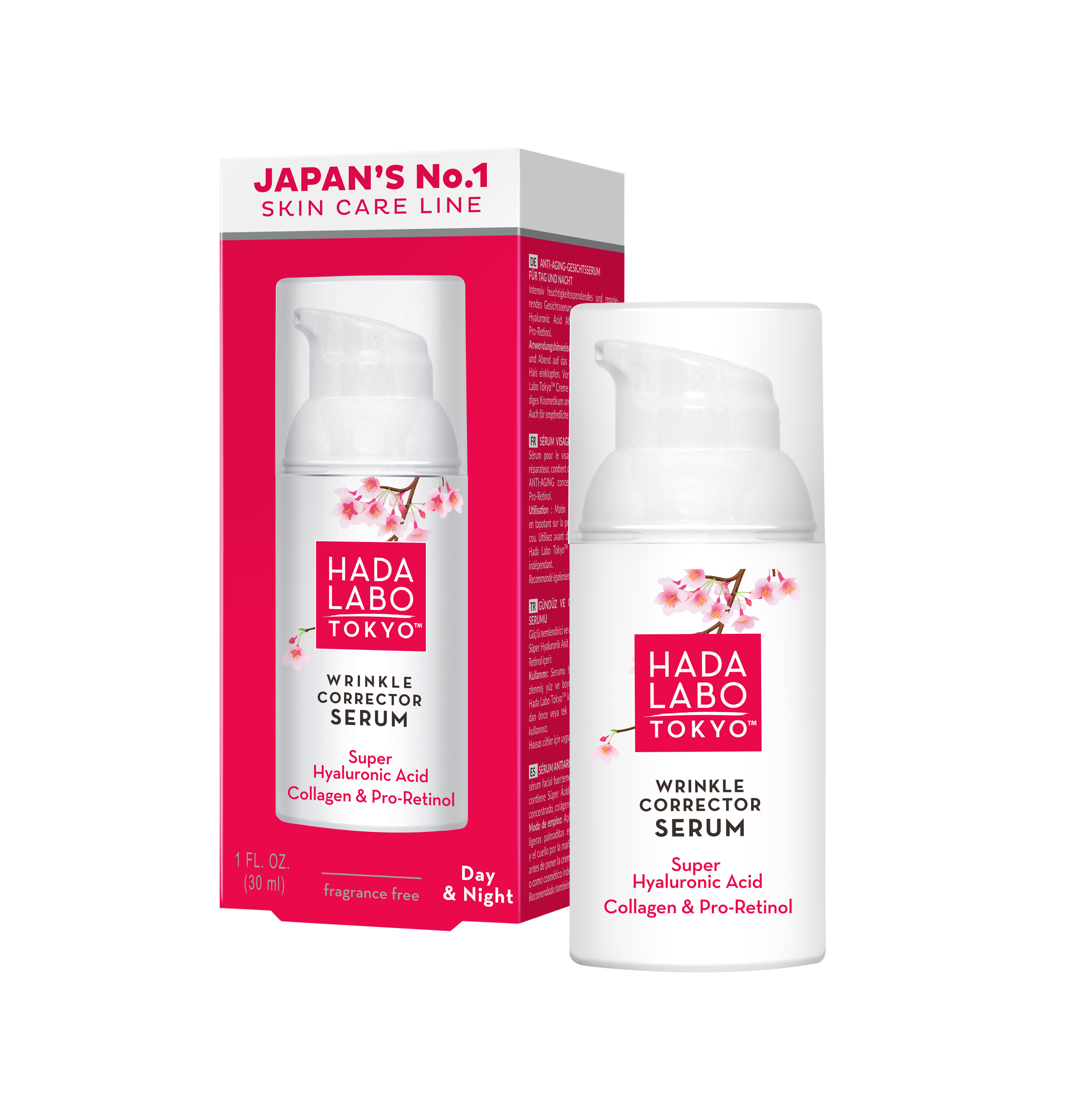 Hada Labo Tokyo Wrinkle Corrector Face Serum, 30 ml