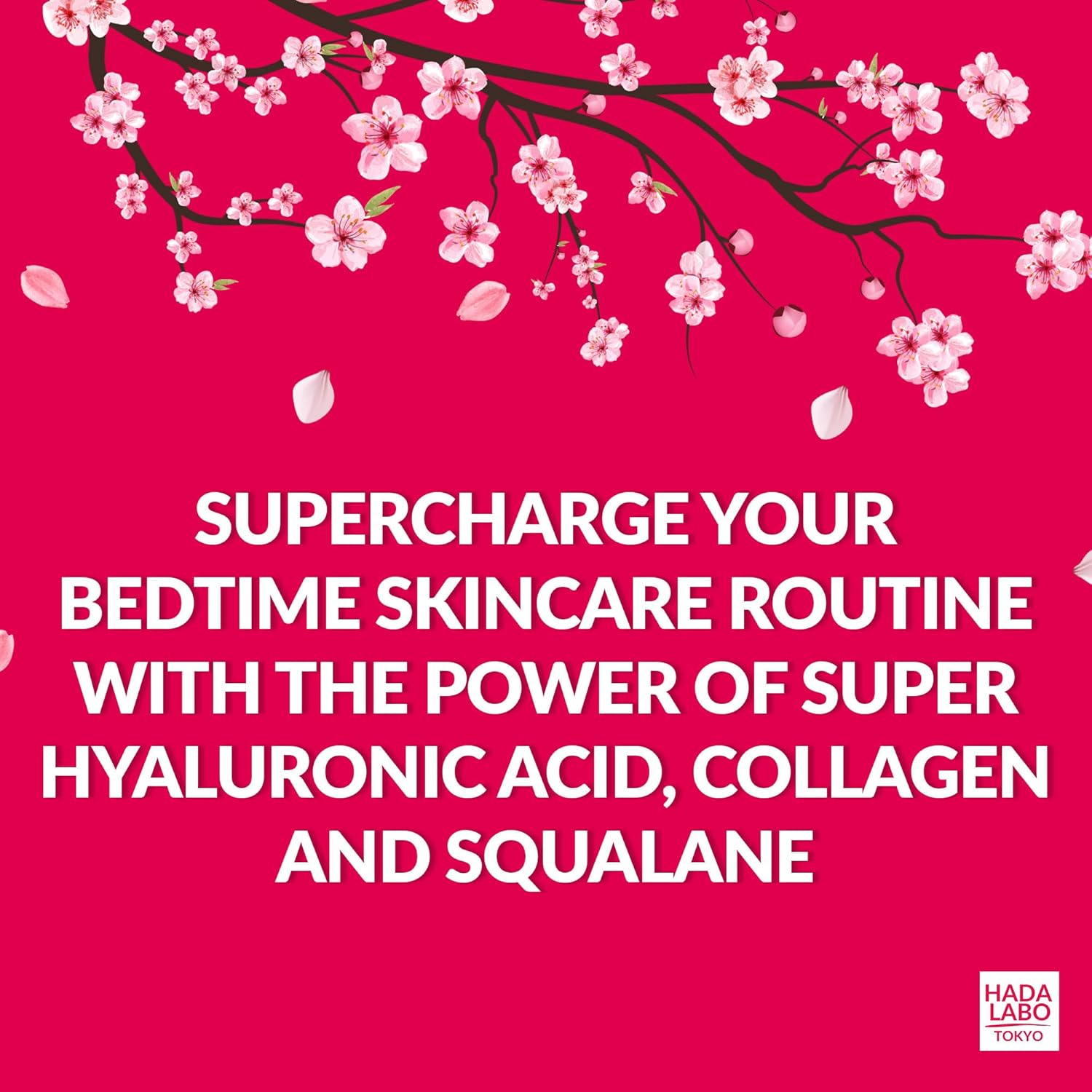 Hada Labo Tokyo - Anti-Ageing Special Repair Treatment Night Cream with Super Hyaluronic Acid, Collagen & Squalane 50ml
