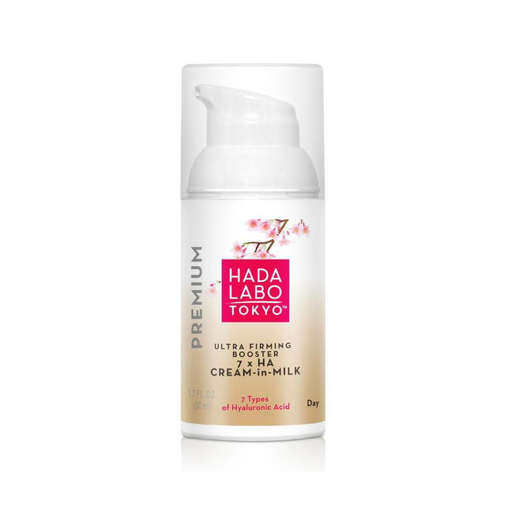 Hada Labo Tokyo - Premium Ultra Firming Booster Day Cream-In-Milk, 7 types of Hyaluronic Acid