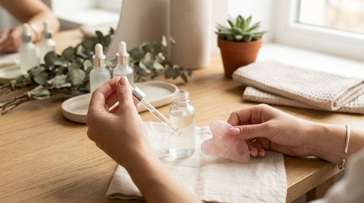 How to connect gua sha to your hyaluronic acid serum routine