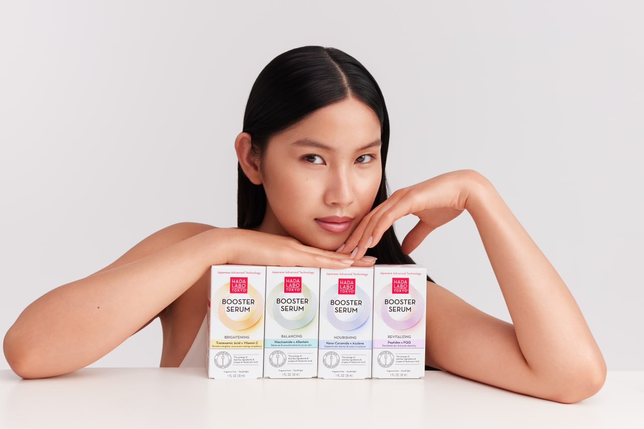 Hada Labo Tokyo Skin Renewal & Firming Booster Serum with Peptides and