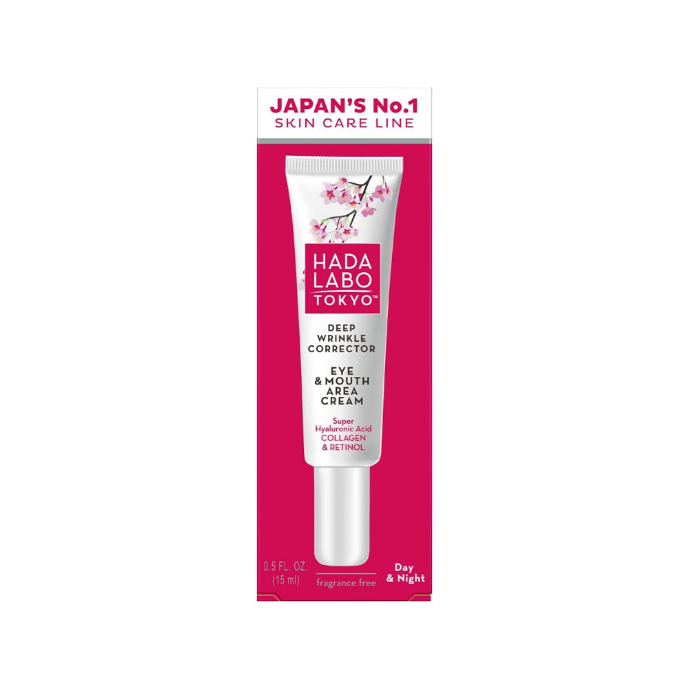 Hada Labo Tokyo Anti-age krema za predel okoli ustnic in oči, 15 ml