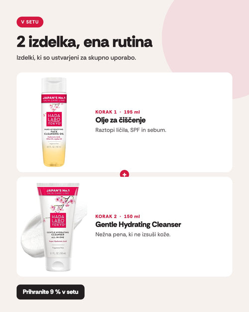 Hada Labo Tokyo Set za dvojno čiščenje obraza
