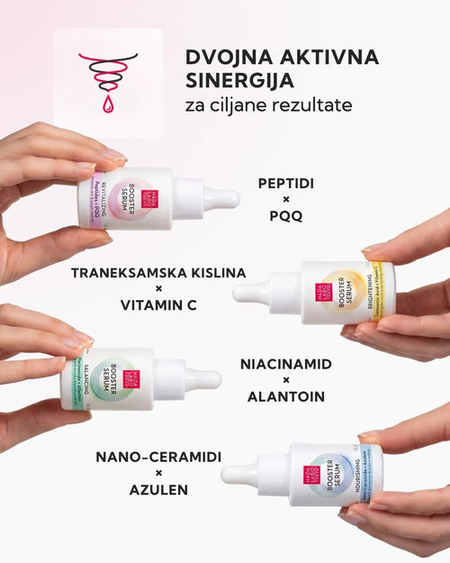 Hada Labo Tokyo Booster Serum za obnovo in učvrstitev kože s peptidi in PQQ 30ml