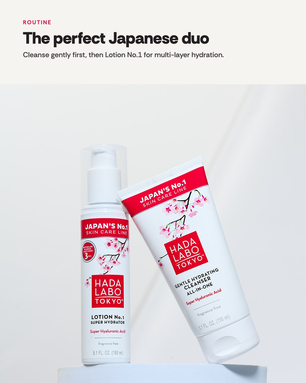 Hada Labo Tokyo Cleanser and Lotion No.1 – Japanese duo