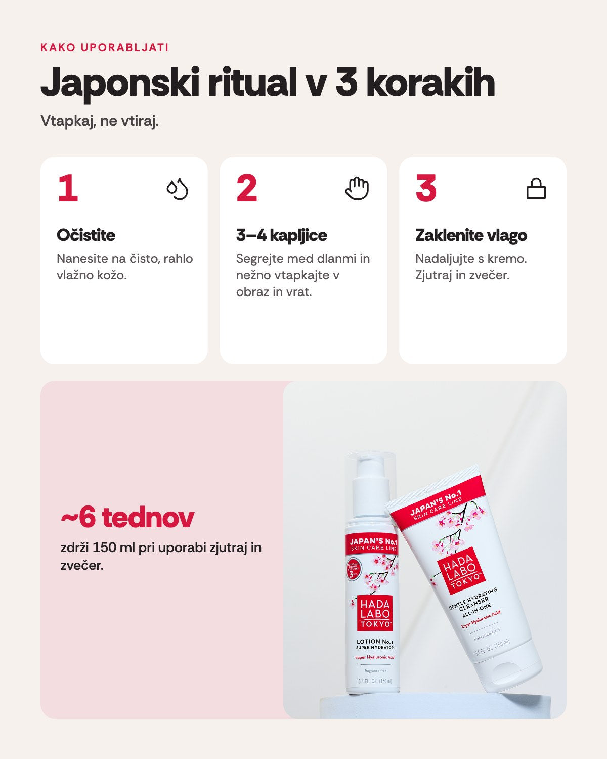 Losjon No.1 – kako uporabljati