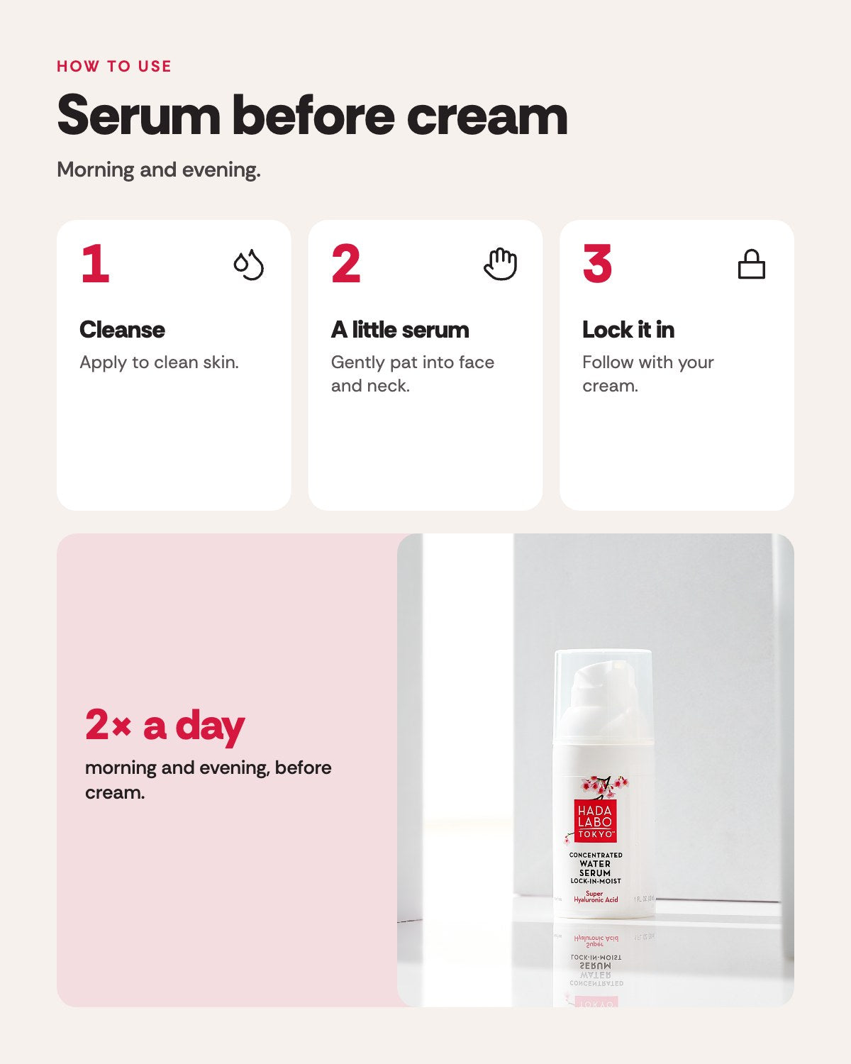 Concentrated Water Serum – how to use