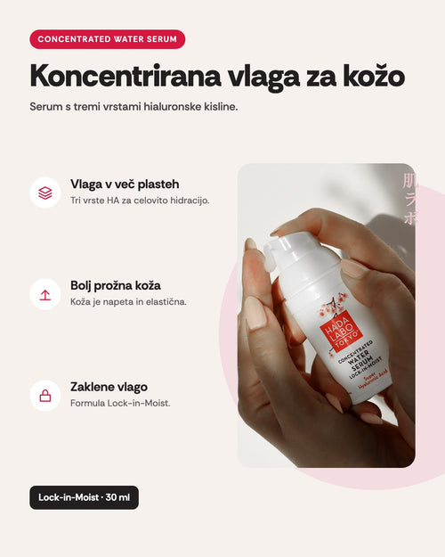 Hada Labo Tokyo vodni serum Lock-in-Moist v obliki gela, 30 ml
