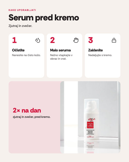 Hada Labo Tokyo vodni serum Lock-in-Moist v obliki gela, 30 ml