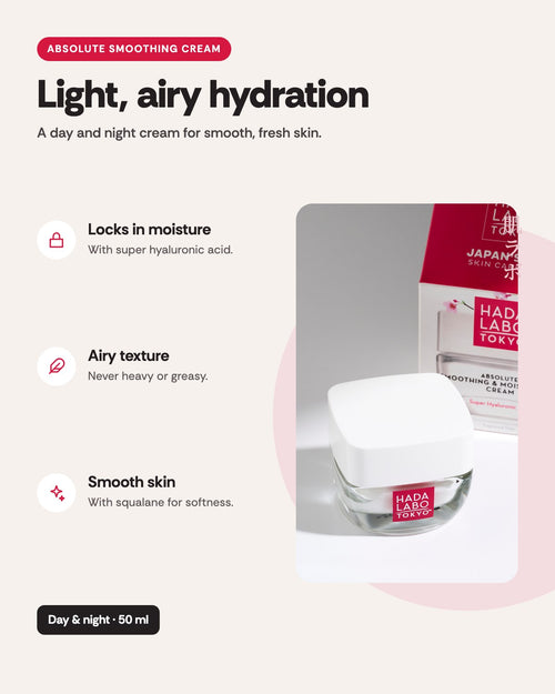 Hada Labo Tokyo Absolute Smoothing & Moisturising Cream 50ml
