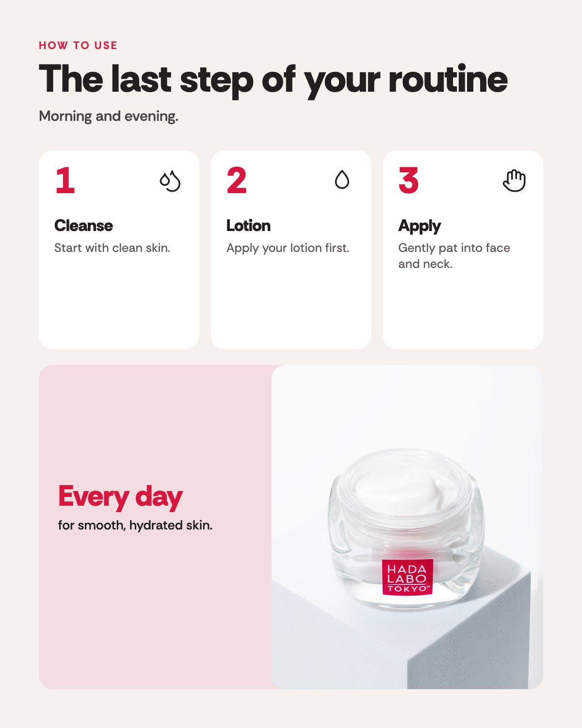 Hada Labo Tokyo Absolute – how to use