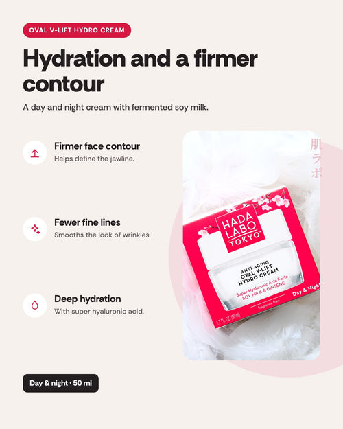 Hada Labo Tokyo Anti-Aging Oval V-Lift Hydro Cream 50ml