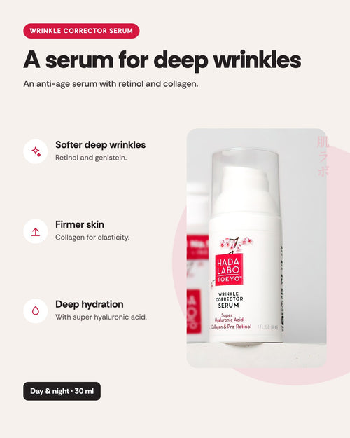 Hada Labo Tokyo Wrinkle Corrector Face Serum 30ml