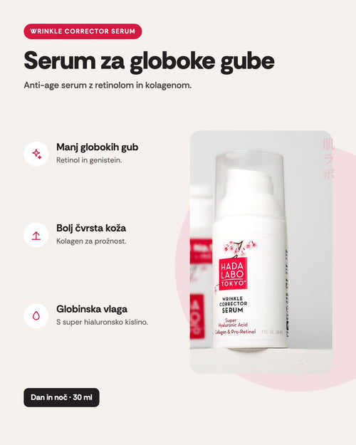 Hada Labo Tokyo serum za obraz Wrinkle Corrector, 30 ml