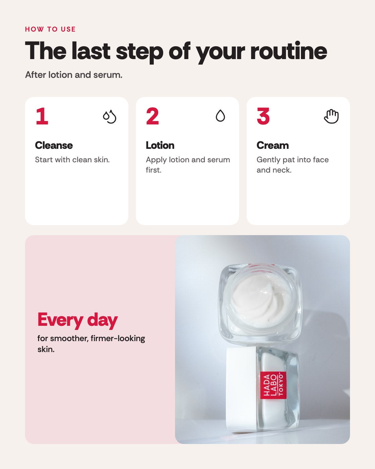 Hada Labo Tokyo Wrinkle Reducer – how to use