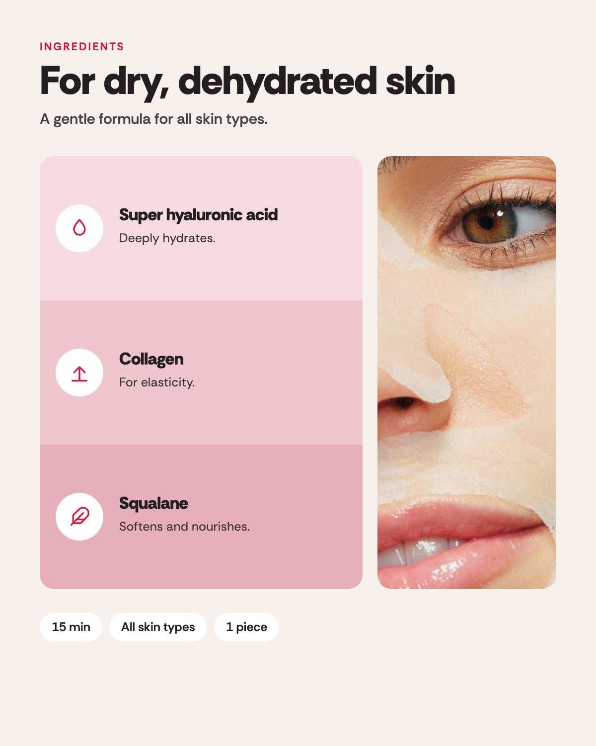 Hada Labo Tokyo Moisturising Facial Sheet Mask – ingredients