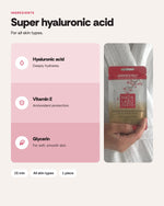 Hada Labo Tokyo Premium Facial Sheet Mask – ingredients