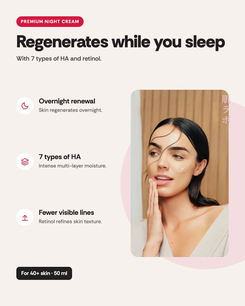 Hada Labo Tokyo Premium Extreme Skin Regenerator Night Cream 50ml